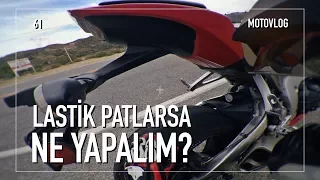 Motosiklette Lastik Patlarsa Ne Yapalım? & Şehir İçi Kısa Tur ve Virajlar