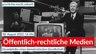 Öffentlich-rechtliche Medien | Grundpfeiler einer demokratischen Gesellschaft