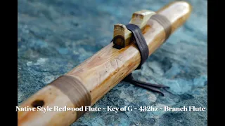 Native American Style Flute ~ redwood 432hz in the Key of G