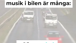 Västpunkt - påverkar musiken i bilen hur du kör?