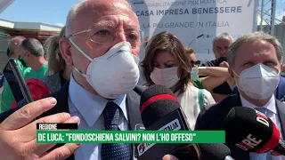 De Luca: "Non ho offeso Salvini su fondoschiena usurato. Vi spiego"