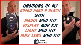 Unboxing my new GoPro Hero 9 Black with the Media Mod Kit, Display Mod, Light Mod, and Max Lens Mod!
