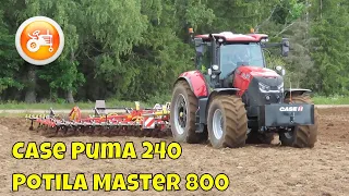 Tillage 2023 | Case Puma 240 CVX & Potila Master 800 harrow