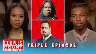 Triple Episode: Woman Is Unsure About her Relationship with her Rapper Boyfriend | Couples Court