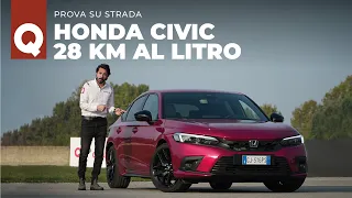 Nuova Honda Civic (2022): consuma come un SH e fa più di 28 km con un litro!