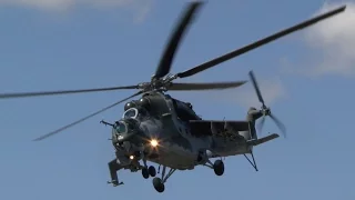 Mil Mi-35 Hind Helicopter Gunship (HD) - RIAT 2015