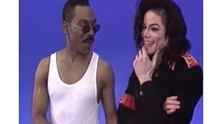 Michael Jackson - 1993 Behind Scenes of 'Whatzupwitu' with Eddie Murphy