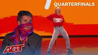 Keith Apicary Gets BUZZED By Simon Cowell!