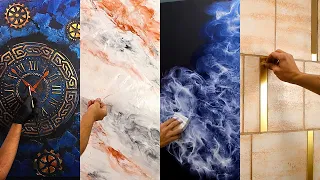 Here are 10 CRAZY ways to make beautiful wall paint decorations in 2022! 🔥 Part 1