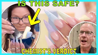 Suzie Tests Mixing Chalk With Acrylic Powder. Is It Safe? 🤔 Chemist Reacts