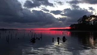 Beautiful Sunset Toledo Bend Reservoir Louisiana