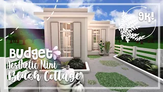 No Gamepass Budget Aesthetic Blush Mini Cottage | Roblox Bloxburg | Speed build + Tour | Minami Oroi