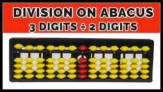 Division Of 3 Digits By 2 Digits On Abacus || Division On An Abacus ep - 39