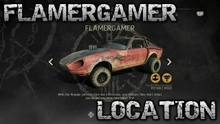 Mad Max Rare Car 'FLAMERGAMER' Location