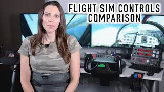 Flight Sim Controls - Honeycomb vs Logitech - Head to Head with MSFS