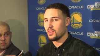 Warriors rib Klay Thompson for one assist, 80 point output