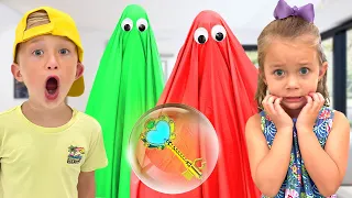 We Escaped The Rainbow Slime Ghost House! | LEVEL 2