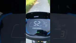 Segway E125S acceleration to max speed with full battery 100%