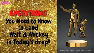 Pro Tips for Today's Walt Disney & Mickey Mouse Golden Moments NFT Drop!