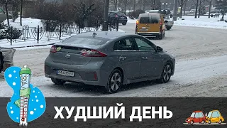 ХУДШИЙ ДЕНЬ для электромобиля Hyundai IONIQ electric. Корисно про електромобілі від Oleksii Bodnia