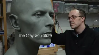 David Bowie- Production process of a large scale HyperRealist portrait sculpture.