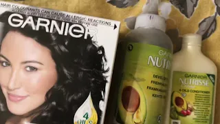 GARNIER NUTRISSE CREME HAIR COLOUR REVIEW!