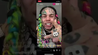 6ix9ine First Instagram Live After Release From Prison 5-8-2020