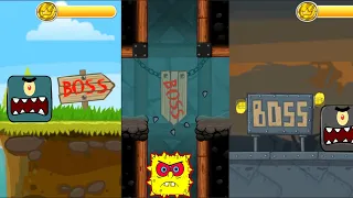 Red Ball 4 vs All SpongeBob Boss Fight