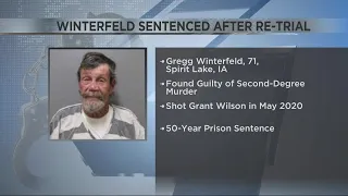 Spirit Lake, IA man sentenced to 50 years in prison for murder after re-trial