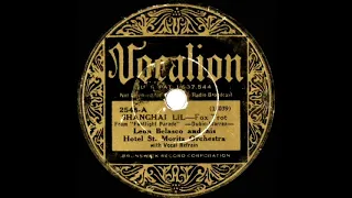 1933 Leon Belasco - Shanghai Lil (Chick Bullock, vocal)