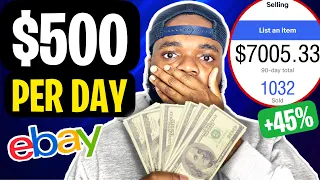 The SECRET To Getting DAILY SALES On EBAY ($500 Per Day Strategy)