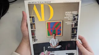 ASMR Magazine Flip Through - Architectural Digest April 2024 Issue