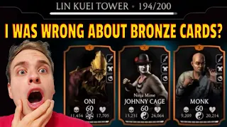 MK Mobile. Beating Lin Kuei Tower Battle 194 with BRONZE TEAM! This BLEW MY MIND!