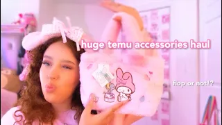 HUGE TEMU HAUL *super cute* | flop or not? (accessories, makeup, shoes & more!)