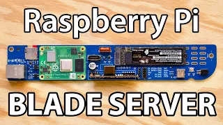 Raspberry Pi Blade crams 64 ARM cores and NVMe in 1U!