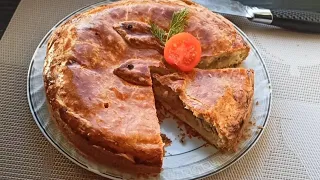 Он нереально вкусный! Рыбный🐟 пирог с Картошкой👍