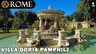 Rome guided tour  ➧ Villa Doria Pamphilj (1) [4K Ultra HD]