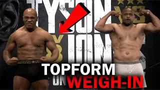 TYSON WILL DURCH ROY JONES MARSCHIEREN / MIKE TYSON VS ROY JONES JR WEIGH-IN