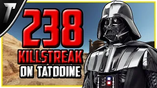 Star Wars Battlefront 2 Darth Vader 238 Killstreak (Tatooine)
