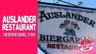 Best restaurant in Fredericksburg, TX| THE AUSLANDER