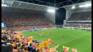 Communion de fin de match avec le stade Bollaert-Delelis (RCL-ARS 03/10/2023)