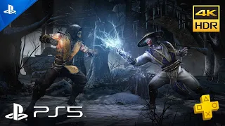 Mortal Kombat X (PS5) - 4K 60FPS HDR GAMEPLAY | PS+ FREE GAME FOR OCTOBER 2021