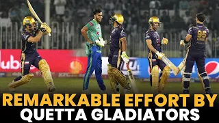 Remarkable Effort By Gladiators | Quetta Gladiators vs Multan Sultans | Match 28 | HBL PSL 8 | MI2A