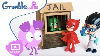 PJ Masks Special! | Grumble and Pie and Owlette rescue Gekko from Jail | S1 Episode 5