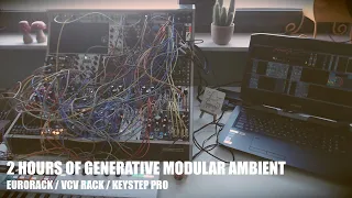Generative Modular Ambient - Eurorack, VCV Rack, Keystep Pro