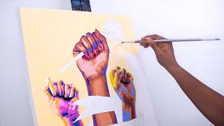 Black Lives Matter | Pop Art Painting