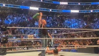 Brock Lesnar attacks Austin theory smackdown 22 July 2022