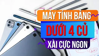 TOP 5 MÁY TÍNH BẢNG DƯỚI 4 TRIỆU XÀI CỰC NGON - PHẢI MUA NGAY TRONG 2024 !