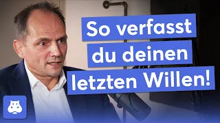 Testament: Wer erbt mein Vermögen nach meinem Tod? Interview mit Notar Nino Laumann 2/3