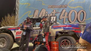 Rob MacCachren wins The Mint 400! Emotional Interview with Luke McMillin